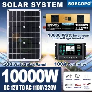 10000W Solar Kit 500W Panel 100A